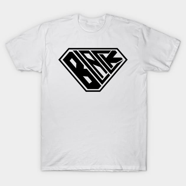 Black SuperEmpowered (Black) T-Shirt by Village Values